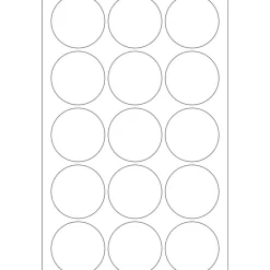 Herma 2270 rund Vielzwecketiketten 3.2x3.2 cm (32 Blatt (480 Etiketten))