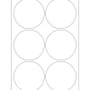 Herma 2280 rund Vielzwecketiketten 5x5 cm (32 Blatt (192 Etiketten))