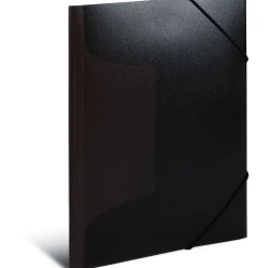 HERMA Sammelmappe A4 schwarz Polypropylen