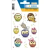 Herma Sticker MAGIC Eulenkinder Transpuffy