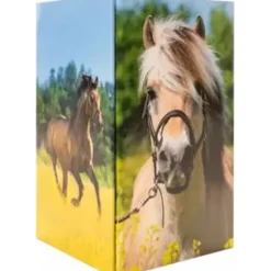HERMA Stiftehalter Pferdewiese Karton 8,0 x 8,0 x 13,5 cm
