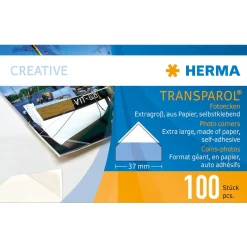 Herma Transparol Fotoecken extra-gross 100St.