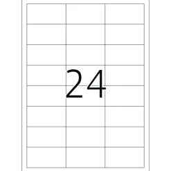 Herma 4262 Universal-Etiketten 6.46x3.38 cm (100 Blatt (2400 Etiketten))