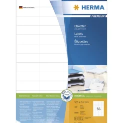Herma 4273 Universal-Etiketten 5.25x2.12 cm (100 Blatt (5600 Etiketten))