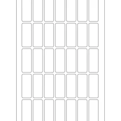 Herma 2350 Vielzwecketiketten 1.2x3 cm (32 Blatt (1120 Etiketten))