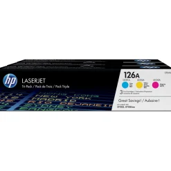 HP 126A Color Tri-Pack LaserJet Toner HV