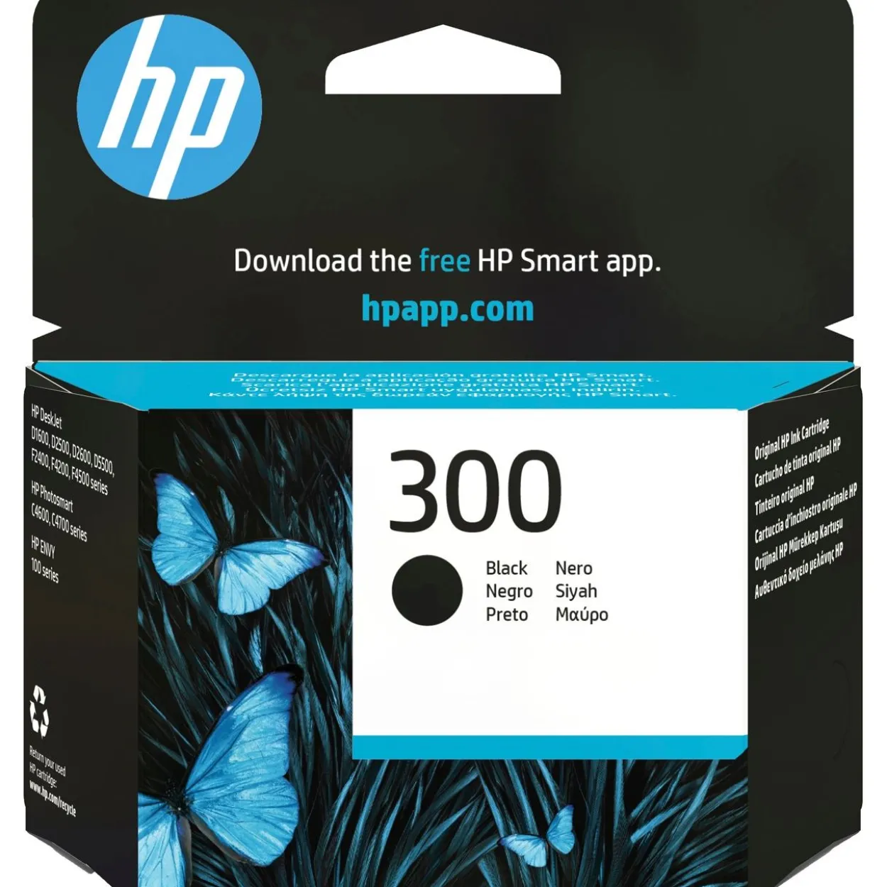 HP Druckkopf mit Tinte 300 CC640EE schwarz