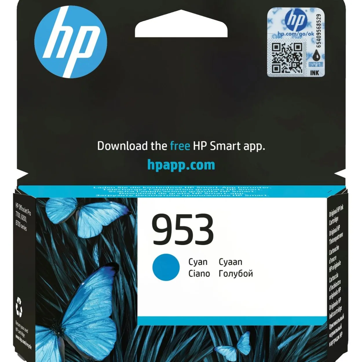 HP Tinte 953 F6U12AE cyan
