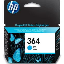 HP 364 Tintenpatrone cyan Standardkapazität 3ml 300 Seiten 1er-Pack mit Vivera Tinten