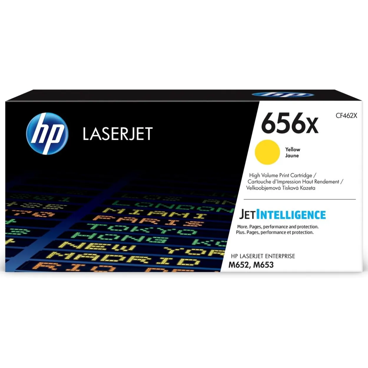 HP Toner f. CLJ M652/M653 gelb