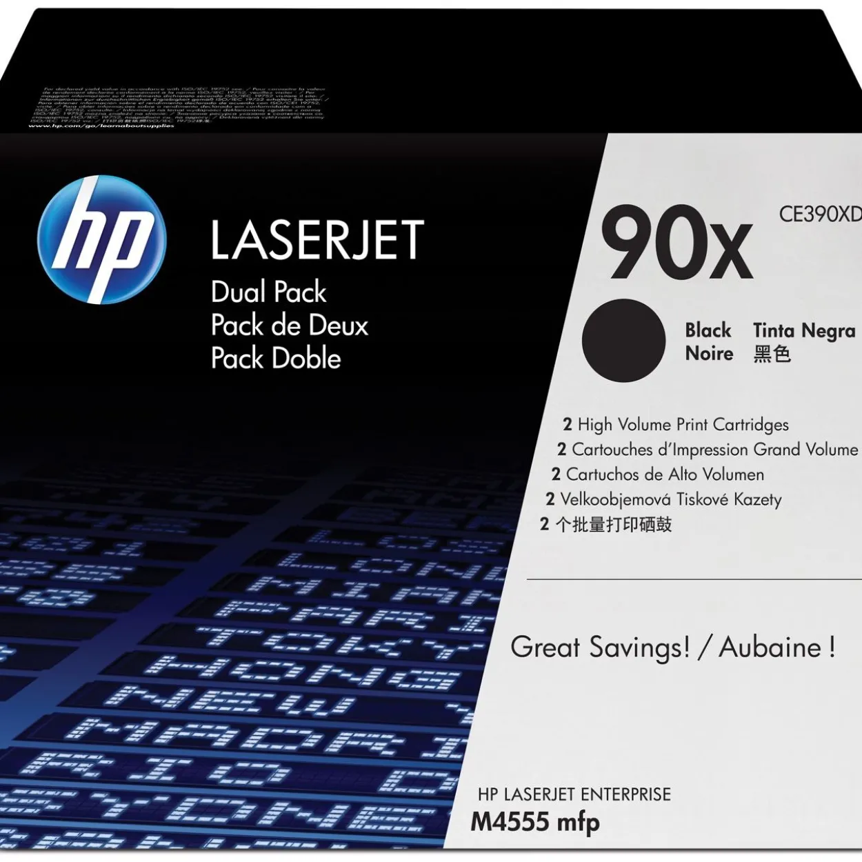 HP 90X Tonerkartusche schwarz 2er-Pack