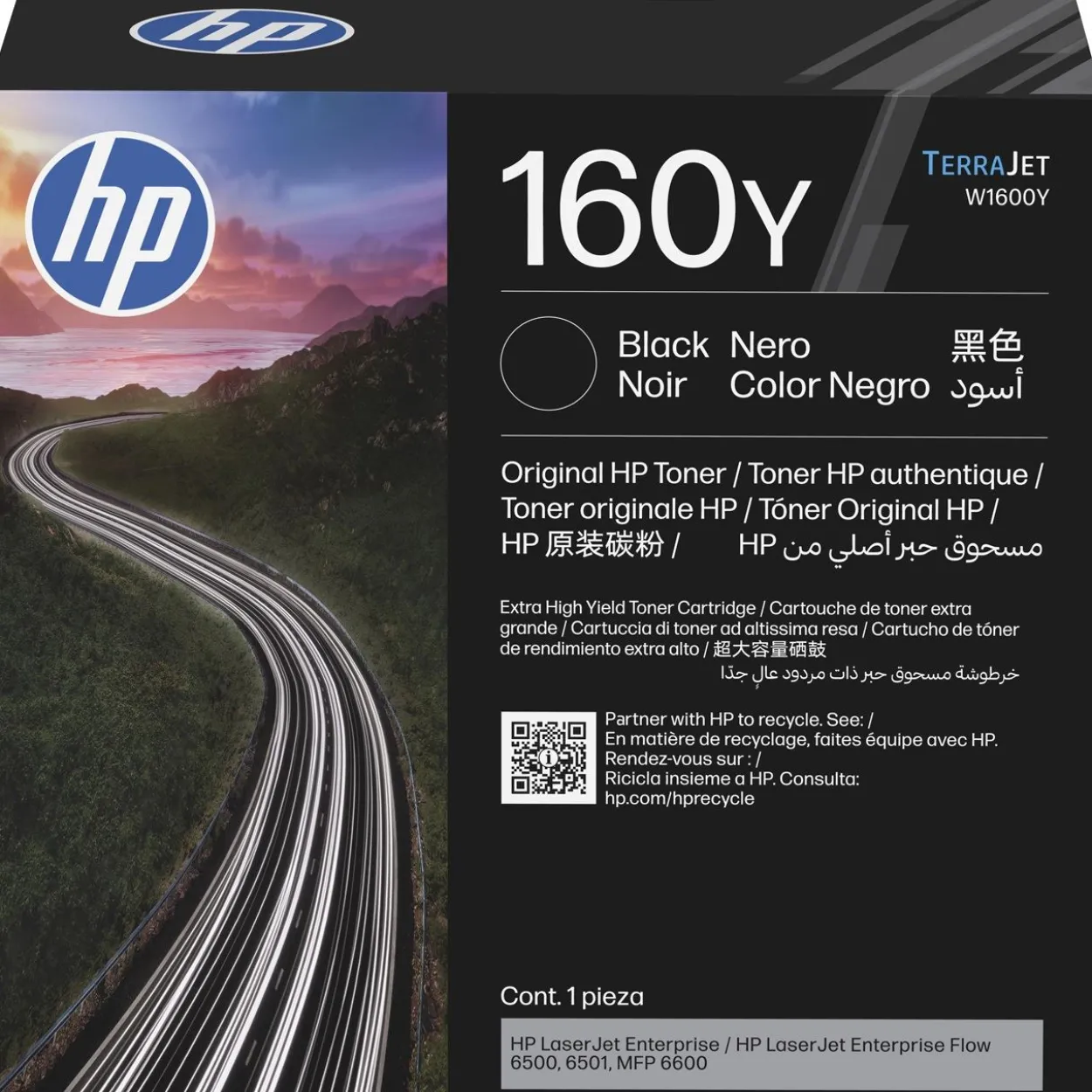 HP 160Y (W1600Y) schwarz Tonerkartusche