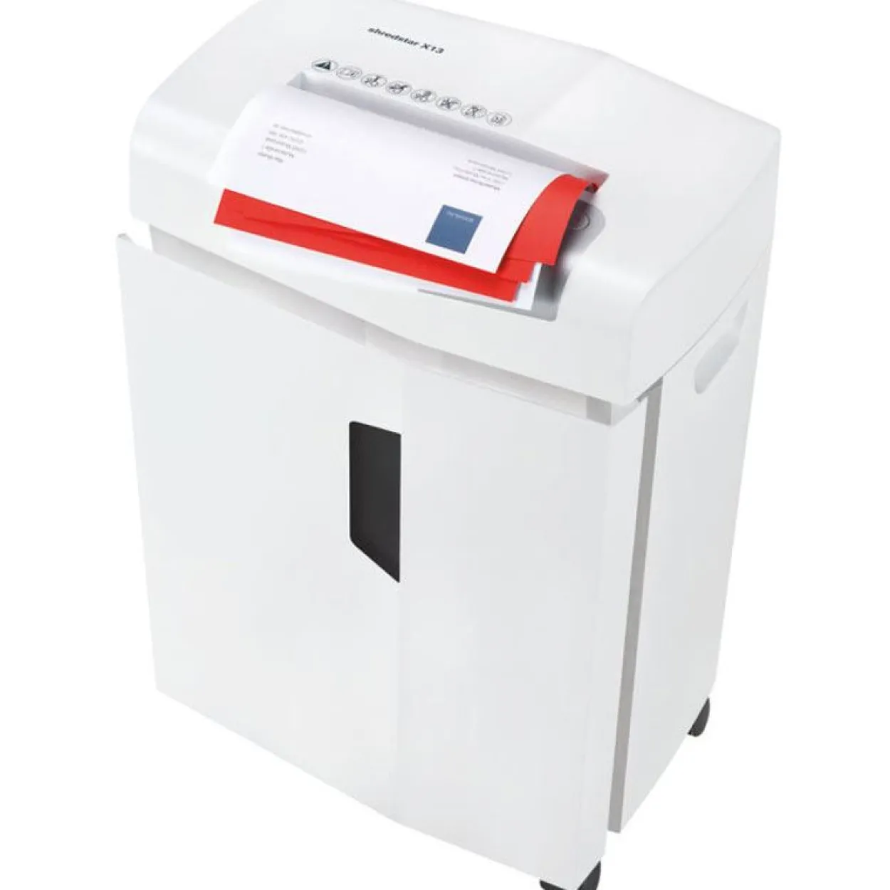 HSM Aktenvernichter shredstar X13, Partikelschnitt: 4x37 mm weiß/silber