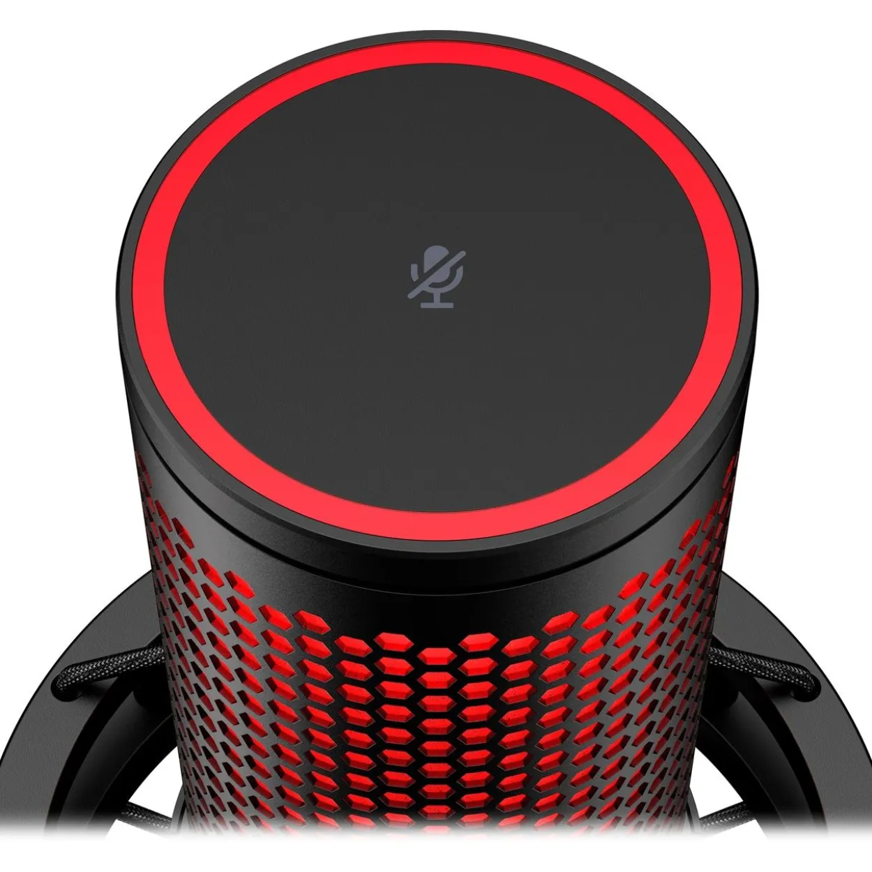 HyperX Mikrofon 872V1AA / QuadCast 2 Rot/Schwarz