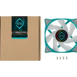 Iceberg Thermal IceGALE ARGB 120x120x25mm 500-2200 U/min 38 dB(A) grau/türkis/weiß