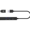 IcyBox Adapter USB3.2 Gen1 Hub & Gigabit LAN 4-in-1 retail
