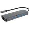 Icy Box Dockingstation 6 in 1 1xHDMI 4K60Hz, 3x USB-A