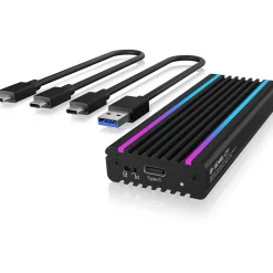 ICY BOX Externes Type-C Gehäuse für M.2 NVMe SSD extern retail