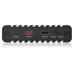 IcyBox Klonfunktion für M.2 NVMe SSDs USB3.2 Gen2 retail