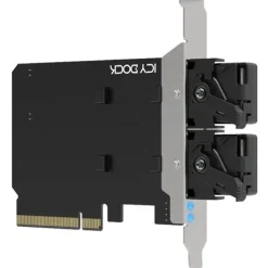ICY Dock Adapter 2x M.2 NVMe to PCIe 4.0 x8 card bifurcation
