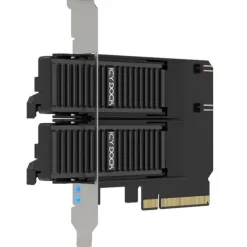ICY Dock Adapter 2x M.2 NVMe to PCIe 4.0 x8 card bifurcation