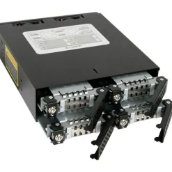 IcyDock Backplane 4x6,3cm SATAI-III/SAS in 1x5,25" HDD/SSD