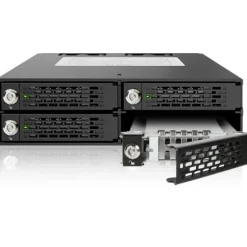 IcyDock Backplane 4x6,3cm SATAI-III/SAS in 1x5,25