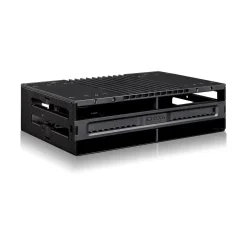 IcyDock FlexiDock 4x 2.5" to 1x5.25"bay mobil rack SATA/SAS