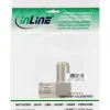 InLine Adapter F-Quick-Stecker (SAT) auf F-Buchse (SAT) gewinkelt