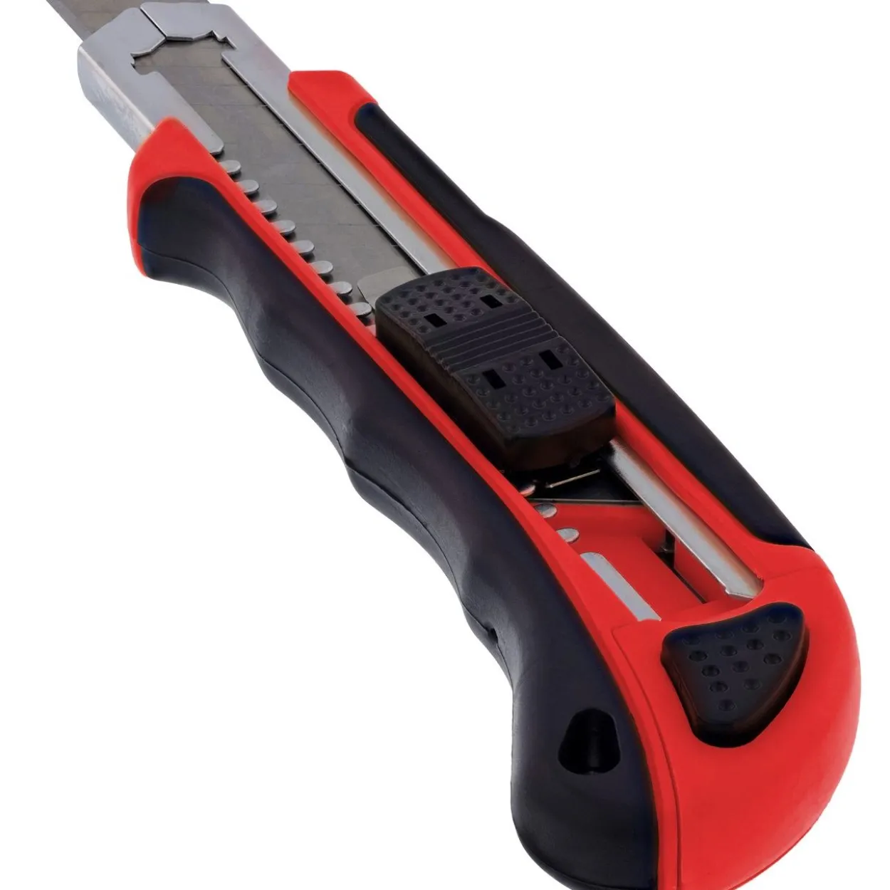 InLine Allzweck Cutter Messer, 18mm Klinge, mit 3 Klingen, rot