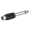 InLine Audio Adapter 6.3mm Klinke Stecker Mono auf Cinch Buchse Schwarz