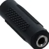 InLine Audio Adapter 3.5mm Klinke Buchse Stereo auf 3.5mm Klinke Buchse Stereo Schwarz