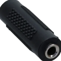 InLine Audio Adapter 3.5mm Klinke Buchse Stereo auf 3.5mm Klinke Buchse Stereo Schwarz
