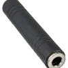 InLine Audio Adapter 6.3mm Klinke Buchse Stereo auf 6.3mm Klinke Buchse Stereo Schwarz