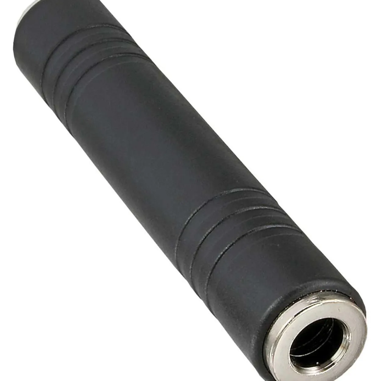 InLine Audio Adapter 6.3mm Klinke Buchse Stereo auf 6.3mm Klinke Buchse Stereo Schwarz