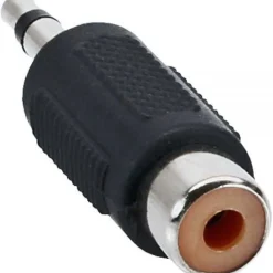 InLine Audio Adapter 3.5mm Klinke Stecker Mono auf Cinch Buchse Schwarz