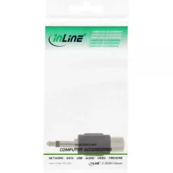InLine Audio Adapter 3.5mm Klinke Stecker Mono auf Cinch Buchse Schwarz