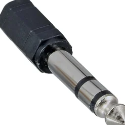 InLine Audio Adapter Stereo 3.5mm Klinke Buchse auf 6.3mm Klinke Buchse Stereo Schwarz
