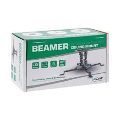 InLine Basic Beamer Deckenhalterung, 15cm, max. 13,5kg