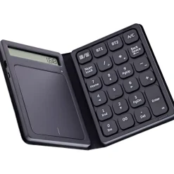 InLine Bluetooth Nummernblock mit Touchpad, Display, faltbar, schwarz