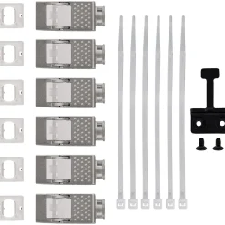 InLine Cat.6A Keystone-Verteilerkasten, Wand-/Hutschiene, STP, 6 Port