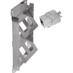 InLine Cat.6A Keystone-Verteilerkasten, Wand-/Hutschiene, STP, 9 Port