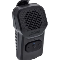 InLine ClipTone, tragbarer Bluetooth Lautsprecher, Clip, Freisprecheinrichtung