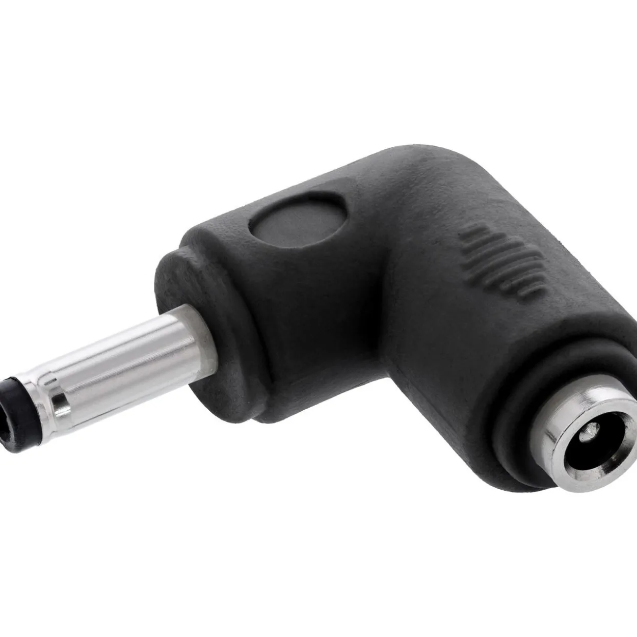 InLine DC Adapter, 4,0 x 1,7 mm, Stecker/Buchse, gewinkelt, schwarz