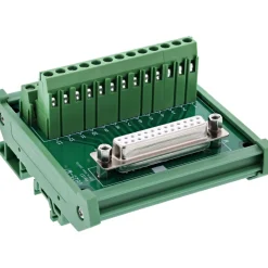 InLine D-Sub 25 Terminalblock, Buchse, Schraubklemme, für Hutschiene