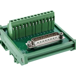InLine D-Sub 25 Terminalblock, Stecker, Schraubklemme, Hutschiene, nummeriert
