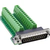 InLine D-Sub 25 Terminalblock, Stecker, 2-reihig, Schraubklemme