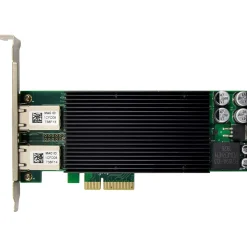 InLine Dual Gigabit Netzwerkkarte, 2x RJ45 1 Gb/s, PCIe x4, PoE+