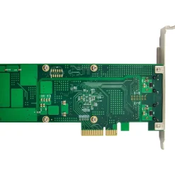InLine Dual Gigabit Netzwerkkarte, 2x RJ45 1 Gb/s, PCIe x4, PoE+