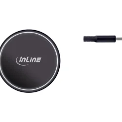 InLine Dual USB-C KFZ Stromadapter 12/24V, ausziehbares Kabel + Buchse, 75W